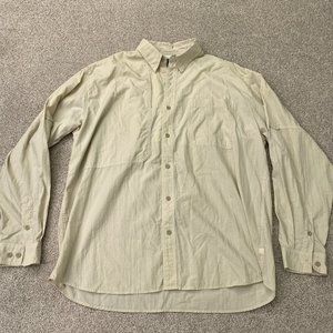 Royal Robbins Mens Fishing Shirt Vented XXL Beige Nylon
